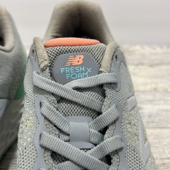 New Balance Fresh Foam 880 V10 Grey/Blue Running Lace Up Sneakers Athletic - Picture 9 of 12